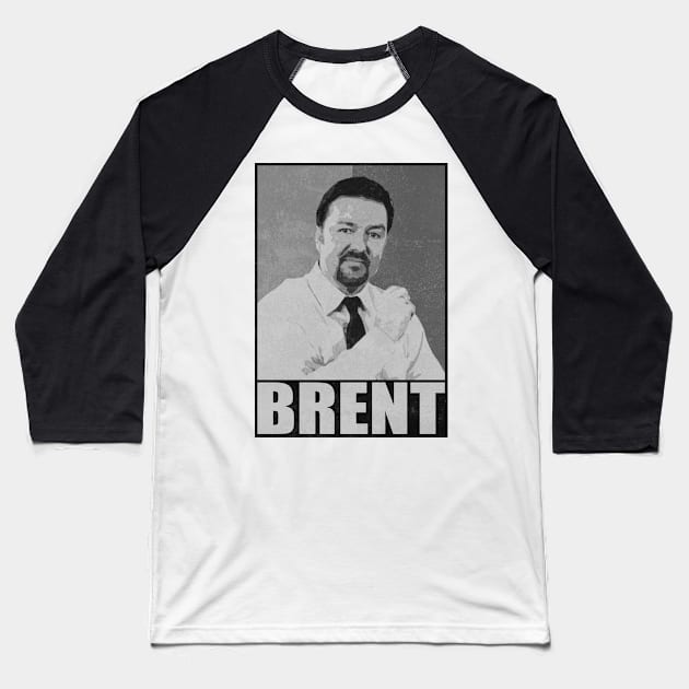 Brent Baseball T-Shirt by kurticide